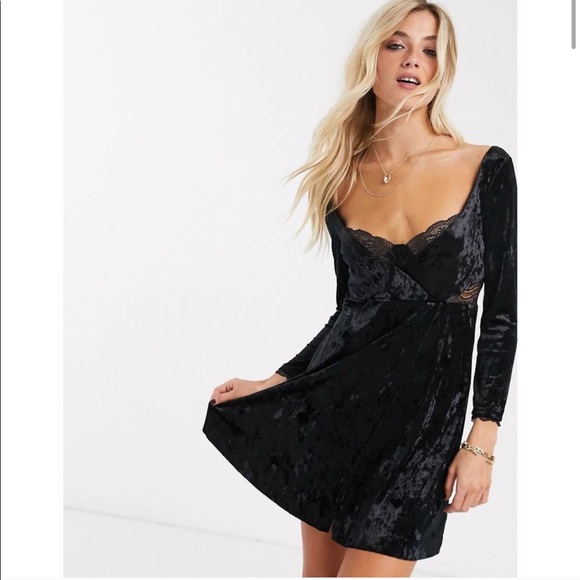 Free People | Kat Velvet Mini Dress - Picture 2 of 8